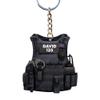 2023 Custom Shape Mica Ornament Proud A Police Personalized, Ornament Announcement, Christmas Ornaments, Christmas Tree Hanging Gift, Police Bulletproof Vest Personalized Flat Keychain view 1