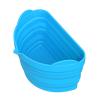 UPQRSG Silicone Slow Cooker Liners, Reusable Silicone Divider Insert, 68 Quarts Heat Crock Pot Liners, Easy Clean Leakproof Slow Cooker Divider for Kitchen[Blue] view 1