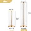 10pcs 90cm Crystal Wedding Centrepieces Vase Metal Flower Vase Banquet Table Decoration Elegant Large Wedding Decoration Table Chandelier Centrepiece view 4