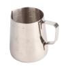 Coffee Frothing Cup, Double Frothing Cup, Coffee Latte Side Milk Pitcher Thicken Stainless Steel Steaming Pitcher with Measurement Scale for Home Use (350ml view 3