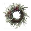 Christmas Wreath for Front Door, 24 inch Winter Wreaths with Natural Pine Cones, Red Berries,Spruce Branches,Xmas Indoor Outdoor Holiday Party Thanksgiving Decorations view 3