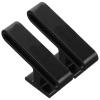 2pcs Window Curtain Window Coverings Hook for Curtain Cord Adhesive Home Wall Hook Home Curtain Cord Supplies Blind Rope Cleat Drawstring Rope Clip Blinds Alloy view 1