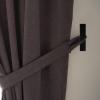 2pcs Window Curtain Window Coverings Hook for Curtain Cord Adhesive Home Wall Hook Home Curtain Cord Supplies Blind Rope Cleat Drawstring Rope Clip Blinds Alloy view 4