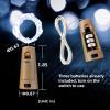 Etinga Wine Bottle Lights with Cork, 20 LEDs 6.6 Feet Silver Wire Cork Bottle Lights,Fairy Mini String Lights,for DIY Christmas,Party,Decor,Wedding Listing (30 Pack, Cool White) view 3