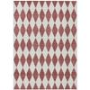 Addison Rugs Chantille ACN578 Burgundy 8' x 10' Indoor Outdoor Area Rug, Easy Clean, Machine Washable, Non Shedding, Bedroom, Living Room, Dining Room, Kitchen, Patio Rug view 1
