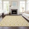 Addison Rugs Chantille ACN621 Gold 10' x 14' Indoor Outdoor Area Rug, Easy Clean, Machine Washable, Non Shedding, Bedroom, Living Room, Dining Room, Kitchen, Patio Rug view 2