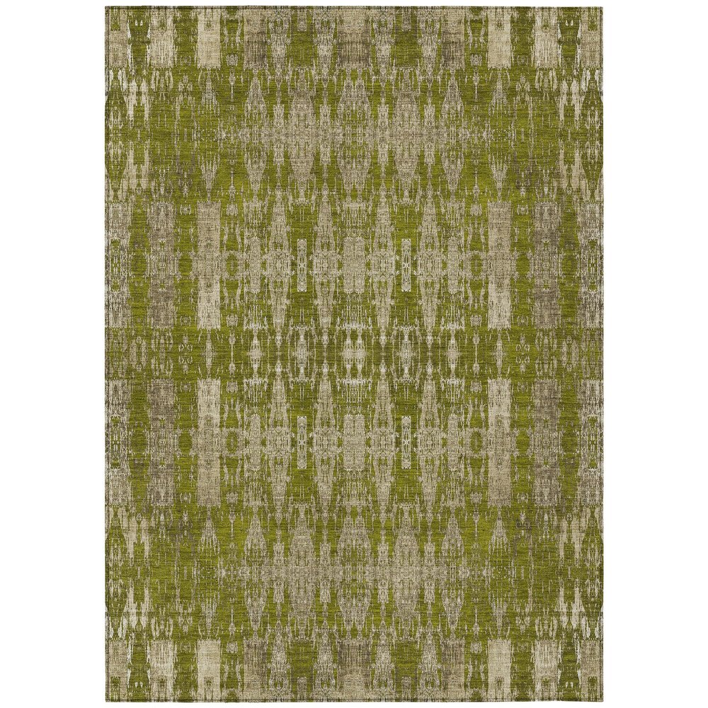 Addison Rugs Chantille ACN580 Olive 10' x 14' Indoor Outdoor Area Rug, Easy Clean, Machine Washable, Non Shedding, Bedroom, Living Room, Dining Room, Kitchen, Patio Rug