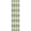 Addison Rugs Chantille ACN578 Green 2'3" x 7'6" Indoor Outdoor Hallway Runner Rug, Stain Resistant Washable Kitchen Area Carpet for Bathroom, Laundry and Bedroom Rug view 1