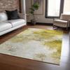 Addison Rugs Chantille ACN595 Gold 9' x 12' Indoor Outdoor Area Rug, Easy Clean, Machine Washable, Non Shedding, Bedroom, Living Room, Dining Room, Kitchen, Patio Rug view 2