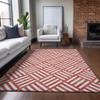Addison Rugs Chantille ACN620 Red 10' x 14' Indoor Outdoor Area Rug, Easy Clean, Machine Washable, Non Shedding, Bedroom, Living Room, Dining Room, Kitchen, Patio Rug view 2