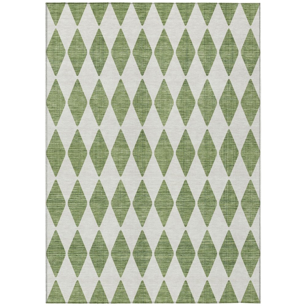 Addison Rugs Chantille ACN578 Green 10' x 14' Indoor Outdoor Area Rug, Easy Clean, Machine Washable, Non Shedding, Bedroom, Living Room, Dining Room, Kitchen, Patio Rug