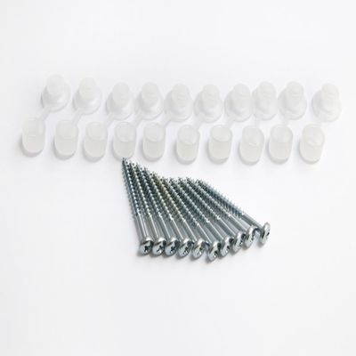 40 X No. 10 x 2 Corrugated Roofing Screws with Hinged Nylon Washer
