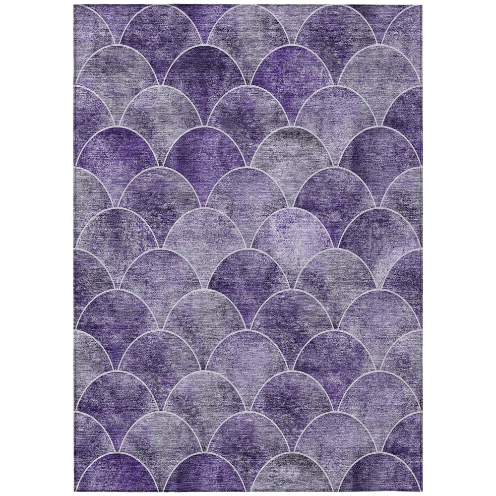 Addison Rugs Chantille ACN594 Purple 3' x 5' Indoor Outdoor Area Rug, Easy Clean, Machine Washable, Non Shedding, Bedroom, Living Room, Dining Room, Kitchen, Patio Rug