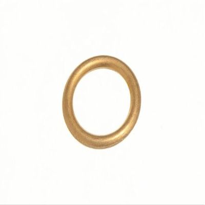 48 X 13mm Hollow Brass Curtain & Upholstery Rings