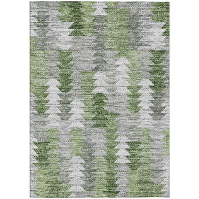Addison Rugs Chantille ACN632 Green 8' x 10' Indoor Outdoor Area Rug, Easy Clean, Machine Washable, Non Shedding, Bedroom, Living Room, Dining Room, Kitchen, Patio Rug