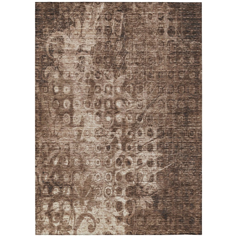 Addison Rugs Chantille ACN577 Chocolate 10' x 14' Indoor Outdoor Area Rug, Easy Clean, Machine Washable, Non Shedding, Bedroom, Living Room, Dining Room, Kitchen, Patio Rug