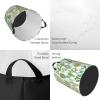 Cactus Plant Cacti Flower Laundry Basket Waterproof Foldable Laundry Hamper with Durable Handle Circular Storage Basket Dirty Clothes Bag for Home Bathroom Office Nursery view 4