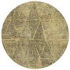 Addison Rugs Chantille ACN591 Gold 8' x 8' Indoor Outdoor Round Rug, Easy Clean, Machine Washable, Non Shedding, Bedroom, Living Room, Dining Room, Kitchen, Patio Rug view 1