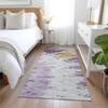 Addison Rugs Chantille ACN614 Purple 2'3" x 7'6" Indoor Outdoor Hallway Runner Rug, Stain Resistant Washable Kitchen Area Carpet for Bathroom, Laundry and Bedroom Rug view 2