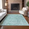 Addison Rugs Chantille ACN611 Teal 8' x 10' Indoor Outdoor Area Rug, Easy Clean, Machine Washable, Non Shedding, Bedroom, Living Room, Dining Room, Kitchen, Patio Rug view 2