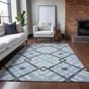 Addison Rugs Chantille ACN616 Sky 10' x 14' Indoor Outdoor Area Rug, Easy Clean, Machine Washable, Non Shedding, Bedroom, Living Room, Dining Room, Kitchen, Patio Rug view 2