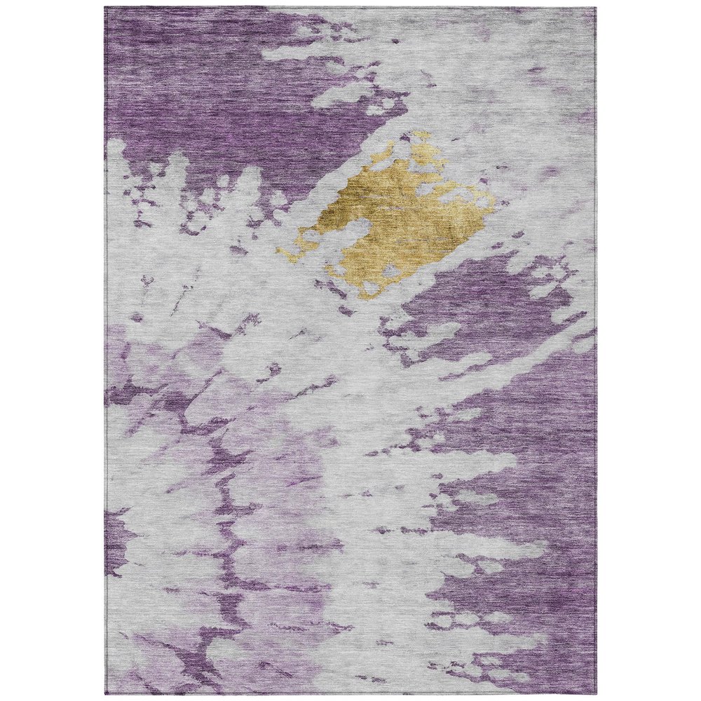 Addison Rugs Chantille ACN614 Purple 3' x 5' Indoor Outdoor Area Rug, Easy Clean, Machine Washable, Non Shedding, Bedroom, Living Room, Dining Room, Kitchen, Patio Rug