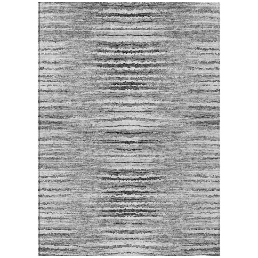 Addison Rugs Chantille ACN604 Silver 8' x 10' Indoor Outdoor Area Rug, Easy Clean, Machine Washable, Non Shedding, Bedroom, Living Room, Dining Room, Kitchen, Patio Rug