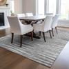 Addison Rugs Chantille ACN604 Silver 8' x 10' Indoor Outdoor Area Rug, Easy Clean, Machine Washable, Non Shedding, Bedroom, Living Room, Dining Room, Kitchen, Patio Rug view 2