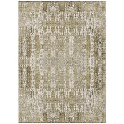 Addison Rugs Chantille ACN580 Beige 9' x 12' Indoor Outdoor Area Rug, Easy Clean, Machine Washable, Non Shedding, Bedroom, Living Room, Dining Room, Kitchen, Patio Rug
