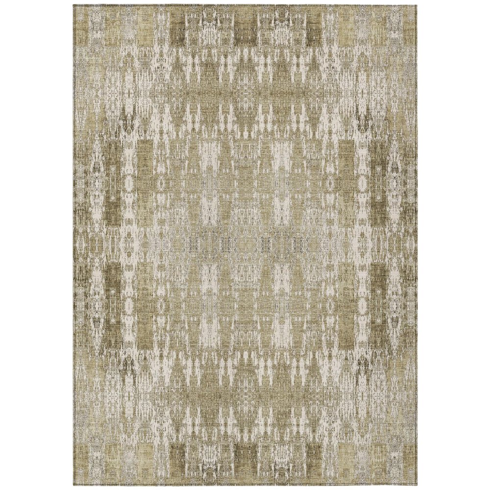 Addison Rugs Chantille ACN580 Beige 9' x 12' Indoor Outdoor Area Rug, Easy Clean, Machine Washable, Non Shedding, Bedroom, Living Room, Dining Room, Kitchen, Patio Rug