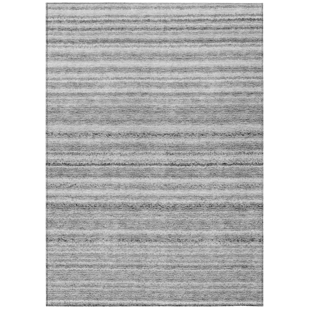 Addison Rugs Chantille ACN598 Gray 3' x 5' Indoor Outdoor Area Rug, Easy Clean, Machine Washable, Non Shedding, Bedroom, Living Room, Dining Room, Kitchen, Patio Rug