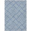 Addison Rugs Chantille ACN620 Blue 8' x 10' Indoor Outdoor Area Rug, Easy Clean, Machine Washable, Non Shedding, Bedroom, Living Room, Dining Room, Kitchen, Patio Rug view 1