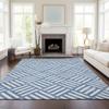 Addison Rugs Chantille ACN620 Blue 8' x 10' Indoor Outdoor Area Rug, Easy Clean, Machine Washable, Non Shedding, Bedroom, Living Room, Dining Room, Kitchen, Patio Rug view 2
