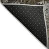 Addison Rugs Chantille ACN581 Brown 8' x 8' Indoor Outdoor Round Rug, Easy Clean, Machine Washable, Non Shedding, Bedroom, Living Room, Dining Room, Kitchen, Patio Rug view 4