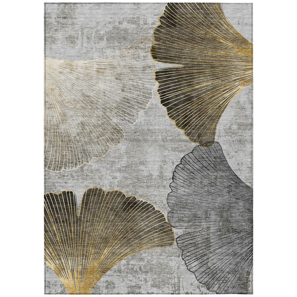Addison Rugs Chantille ACN626 Gray 3' x 5' Indoor Outdoor Area Rug, Easy Clean, Machine Washable, Non Shedding, Bedroom, Living Room, Dining Room, Kitchen, Patio Rug