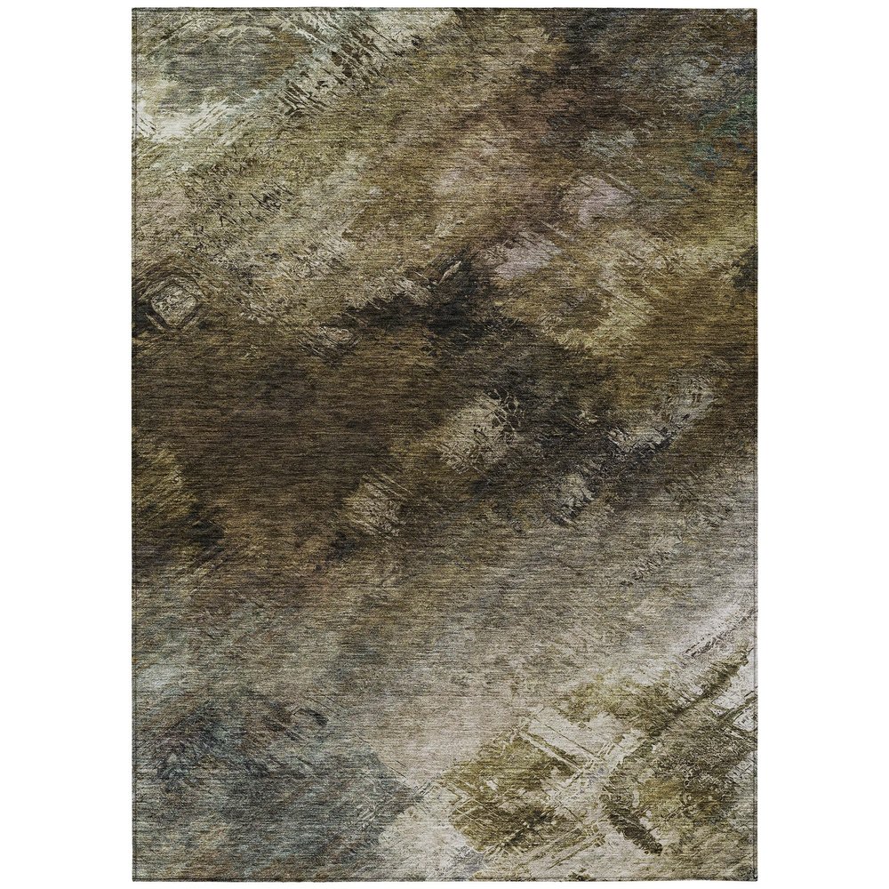 Addison Rugs Chantille ACN590 Chocolate 8' x 10' Indoor Outdoor Area Rug, Easy Clean, Machine Washable, Non Shedding, Bedroom, Living Room, Dining Room, Kitchen, Patio Rug