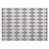 Addison Rugs Chantille ACN578 Purple 1'8" x 2'6" Indoor Outdoor Area Rug, Easy Clean, Machine Washable, Non Shedding, Bedroom, Living Room, Dining Room, Kitchen, Patio Rug view 1