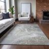 Addison Rugs Chantille ACN588 Silver 5' x 7'6" Indoor Outdoor Area Rug, Easy Clean, Machine Washable, Non Shedding, Bedroom, Living Room, Dining Room, Kitchen, Patio Rug view 2