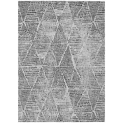 Addison Rugs Chantille ACN591 Pewter 2'6" x 3'10" Indoor Outdoor Area Rug, Easy Clean, Machine Washable, Non Shedding, Bedroom, Living Room, Dining Room, Kitchen, Patio Rug