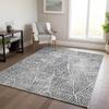 Addison Rugs Chantille ACN591 Pewter 2'6" x 3'10" Indoor Outdoor Area Rug, Easy Clean, Machine Washable, Non Shedding, Bedroom, Living Room, Dining Room, Kitchen, Patio Rug view 2