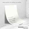 Custom Welcome To Our Love Story Welcome Sign - Personalized Minimalist Wedding Welcome Sign - We Are So Happy You Are Here Wedding Sign (Paper) view 4