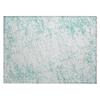 Addison Rugs Chantille ACN606 Teal 1'8" x 2'6" Indoor Outdoor Area Rug, Easy Clean, Machine Washable, Non Shedding, Bedroom, Living Room, Dining Room, Kitchen, Patio Rug view 1