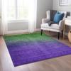 Addison Rugs Chantille ACN587 Green 5' x 7'6" Indoor Outdoor Area Rug, Easy Clean, Machine Washable, Non Shedding, Bedroom, Living Room, Dining Room, Kitchen, Patio Rug view 2