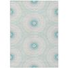 Addison Rugs Chantille ACN619 Teal 10' x 14' Indoor Outdoor Area Rug, Easy Clean, Machine Washable, Non Shedding, Bedroom, Living Room, Dining Room, Kitchen, Patio Rug view 1
