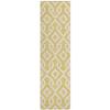 Addison Rugs Chantille ACN621 Gold 2'3" x 7'6" Indoor Outdoor Hallway Runner Rug, Stain Resistant Washable Kitchen Area Carpet for Bathroom, Laundry and Bedroom Rug view 1