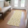 Addison Rugs Chantille ACN621 Gold 2'3" x 7'6" Indoor Outdoor Hallway Runner Rug, Stain Resistant Washable Kitchen Area Carpet for Bathroom, Laundry and Bedroom Rug view 2