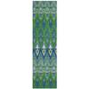 Addison Rugs Chantille ACN617 Green 2'3" x 7'6" Indoor Outdoor Hallway Runner Rug, Stain Resistant Washable Kitchen Area Carpet for Bathroom, Laundry and Bedroom Rug view 1