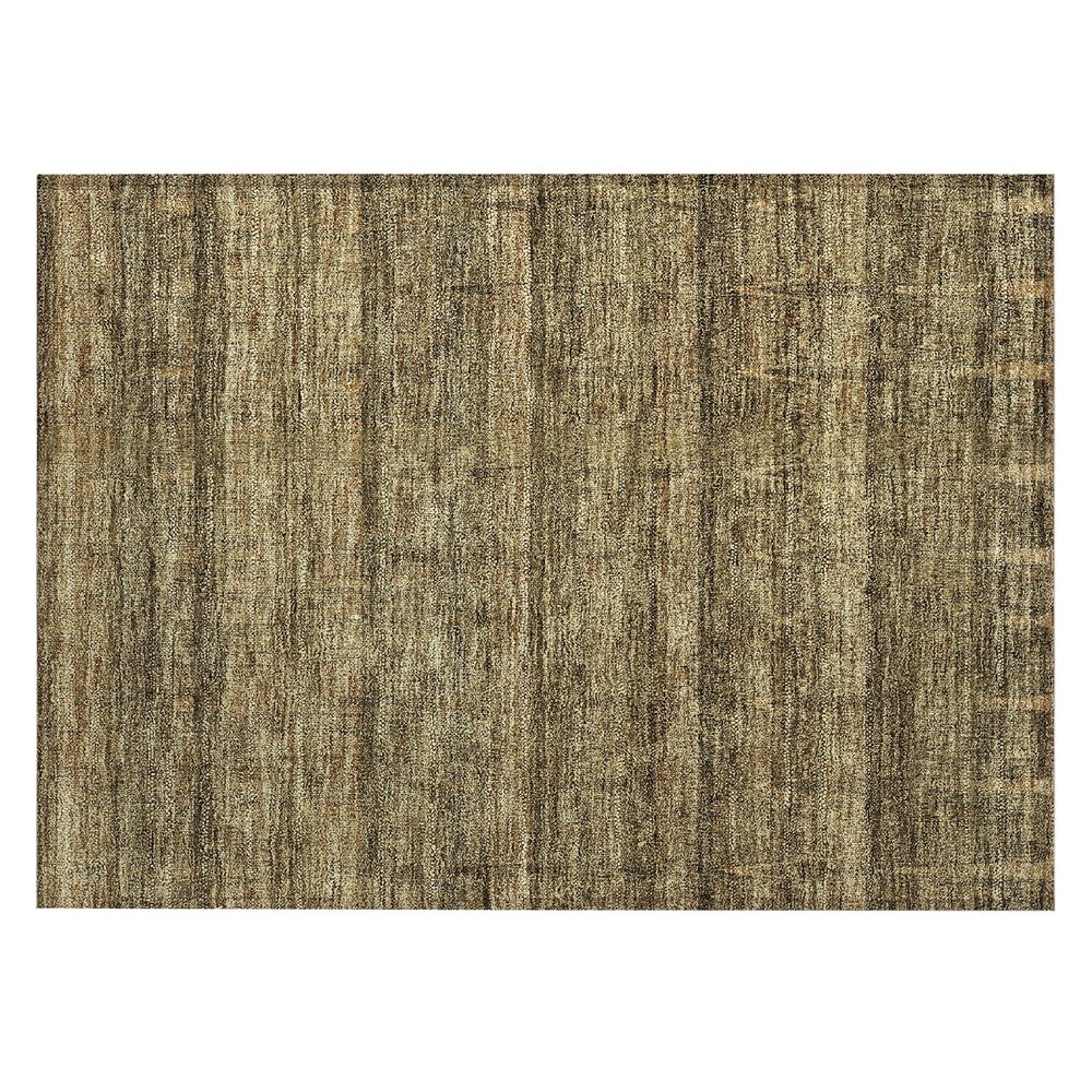 Addison Rugs Chantille ACN629 Brown 1'8" x 2'6" Indoor Outdoor Area Rug, Easy Clean, Machine Washable, Non Shedding, Bedroom, Living Room, Dining Room, Kitchen, Patio Rug