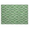 Addison Rugs Chantille ACN621 Emerald 1'8" x 2'6" Indoor Outdoor Area Rug, Easy Clean, Machine Washable, Non Shedding, Bedroom, Living Room, Dining Room, Kitchen, Patio Rug view 1