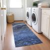 Addison Rugs Chantille ACN599 Blue 2'3" x 7'6" Indoor Outdoor Hallway Runner Rug, Stain Resistant Washable Kitchen Area Carpet for Bathroom, Laundry and Bedroom Rug view 2